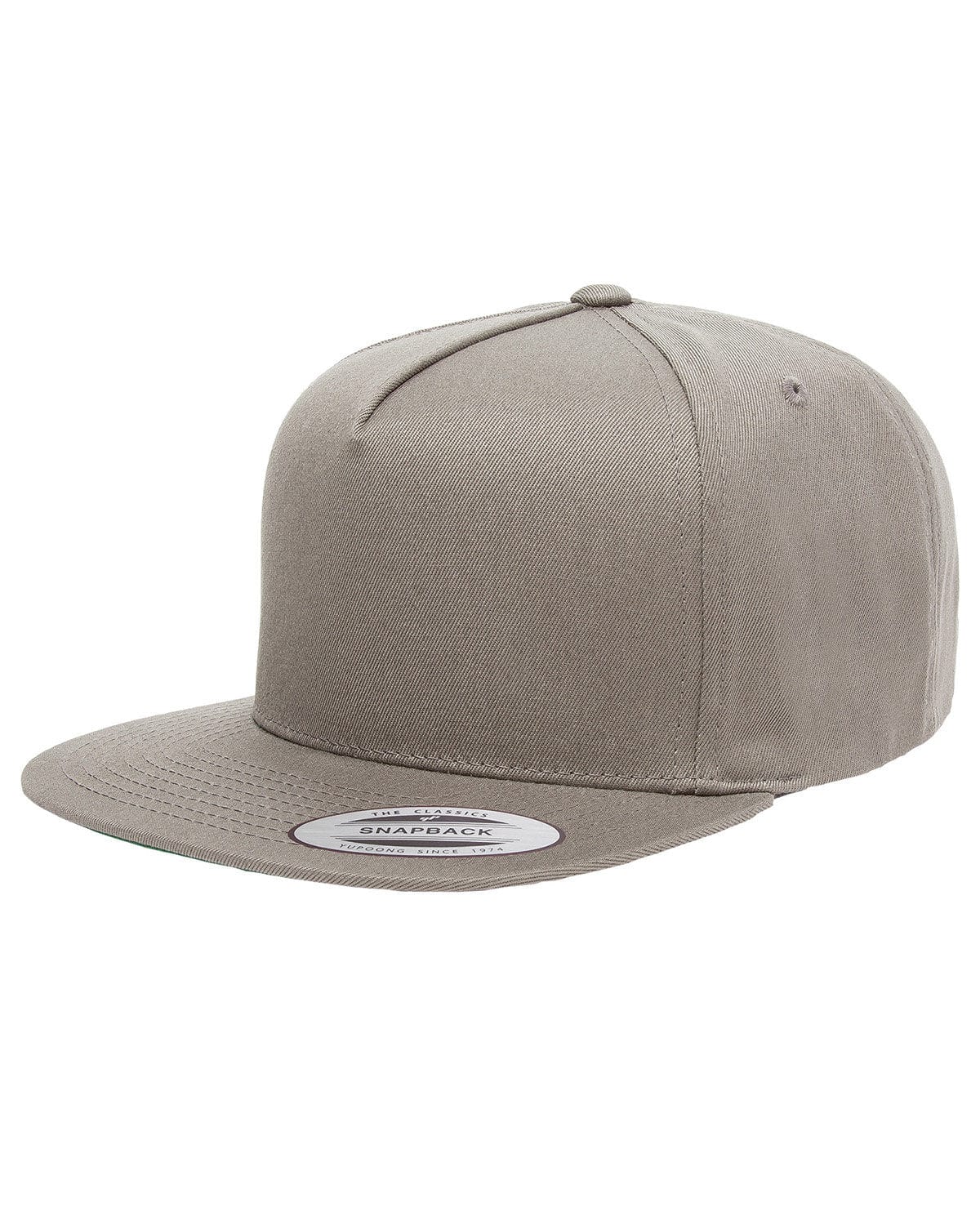 Yupoong Y6007 Adult 5-Panel Cotton Twill Snapback Cap in 