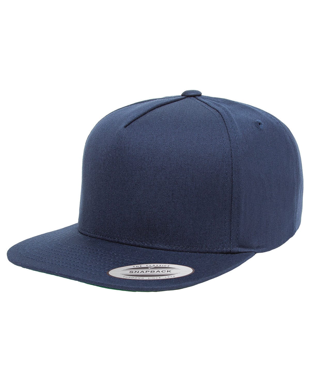 Yupoong Y6007 Adult 5-Panel Cotton Twill Snapback Cap in 