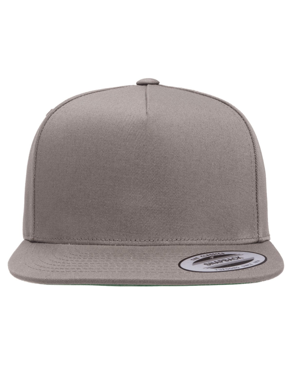 Yupoong Y6007 Adult 5-Panel Cotton Twill Snapback Cap in 