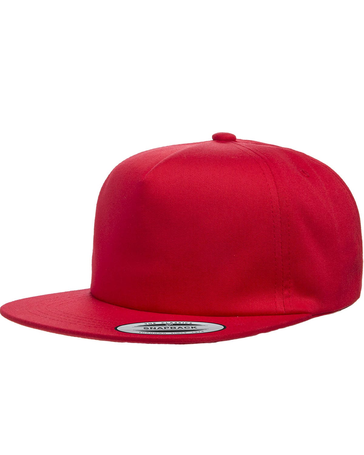 Yupoong Y6502 Adult Unstructured 5-Panel Snapback Cap in 