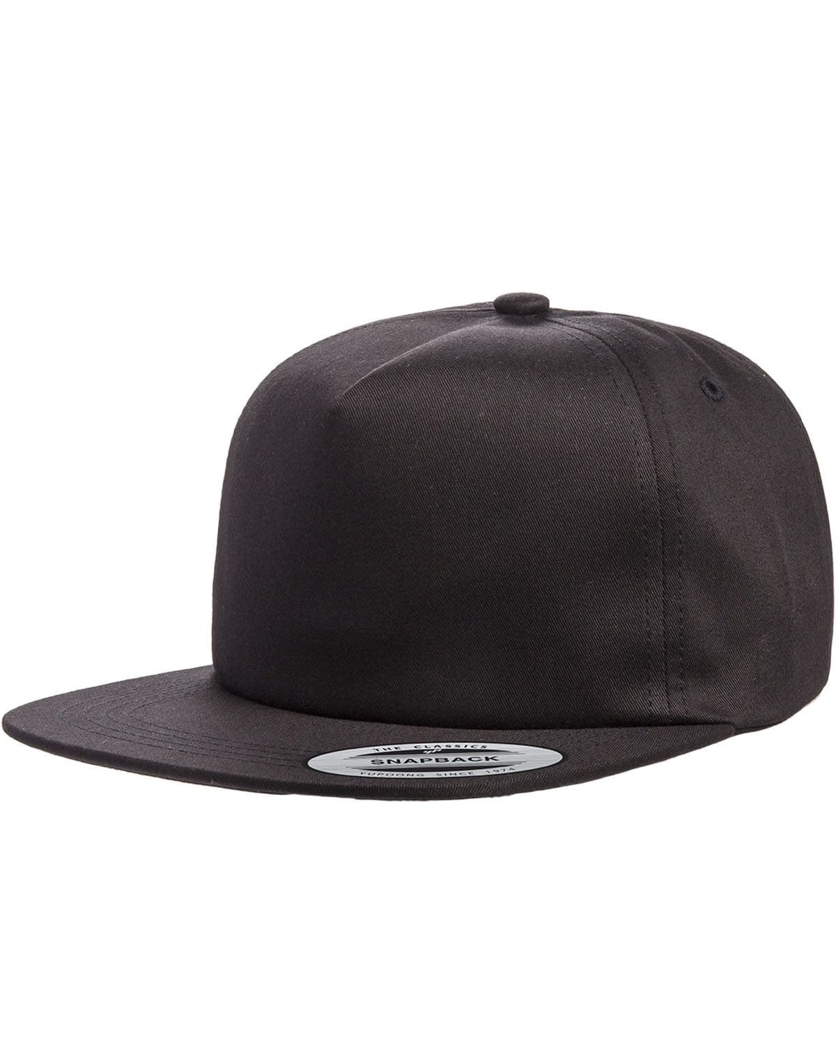Yupoong Y6502 Adult Unstructured 5-Panel Snapback Cap in 