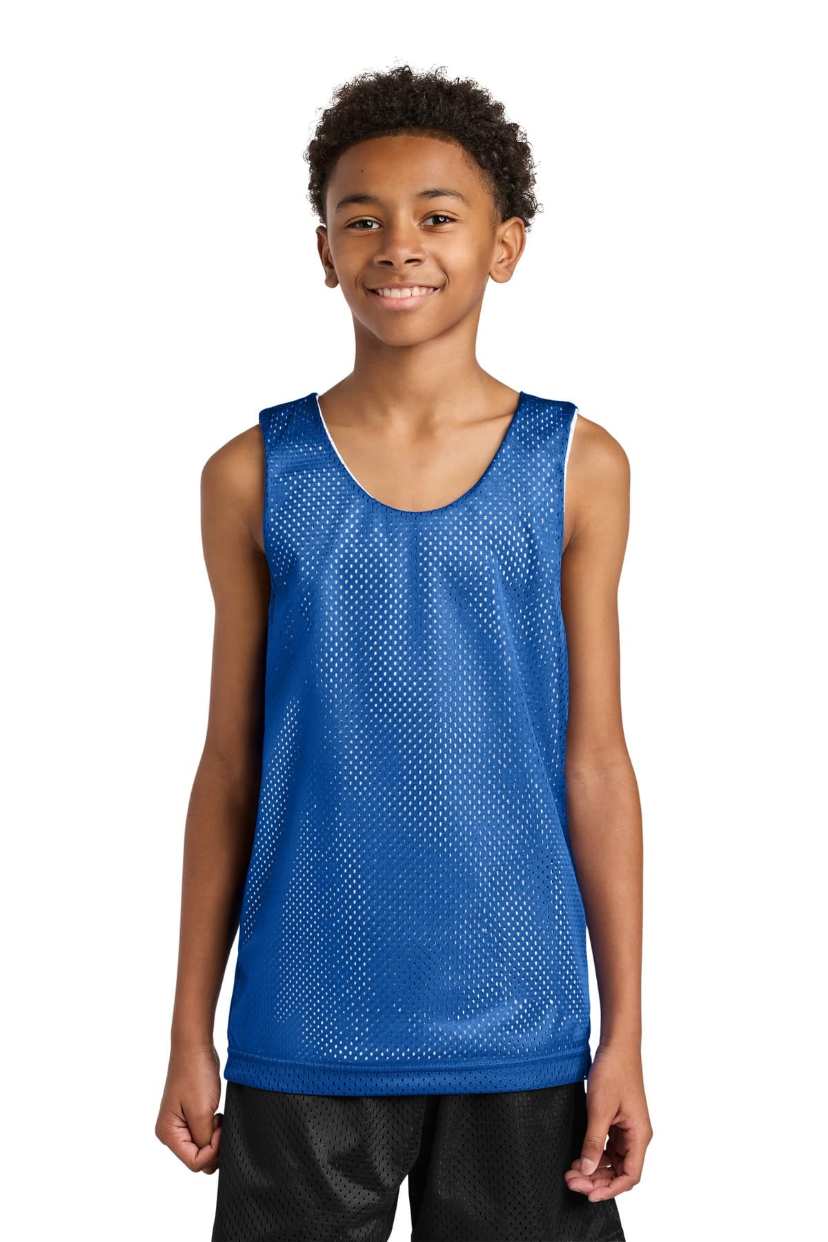 A4 A4N2206 XS / Royal/ White A4 Sprint Youth Reversible Mesh Tank A4N2206