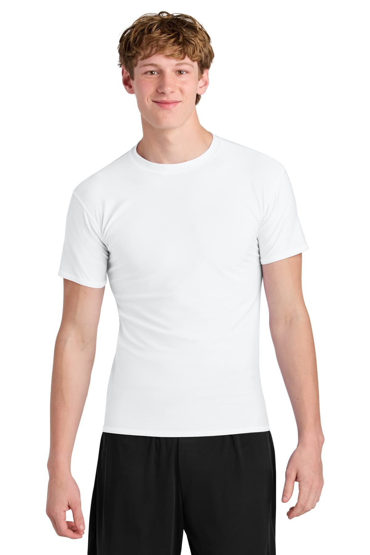 A4 A4N3130 S / White A4 Compression Short Sleeve Tee A4N3130