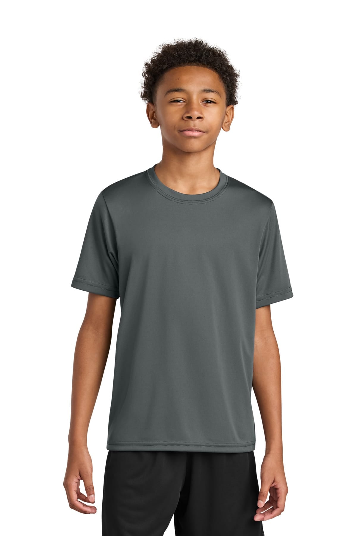 A4 A4NB3142 XS / Graphite A4 Youth Cooling Performance Short Sleeve Tee A4NB3142