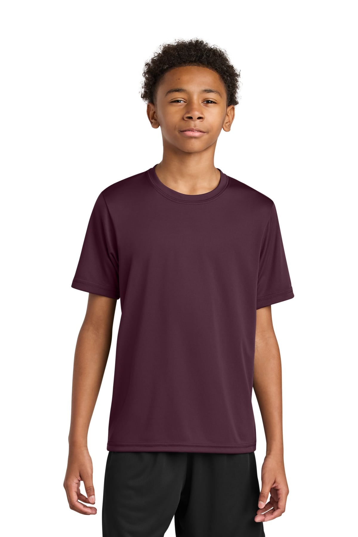 A4 A4NB3142 XS / Maroon A4 Youth Cooling Performance Short Sleeve Tee A4NB3142