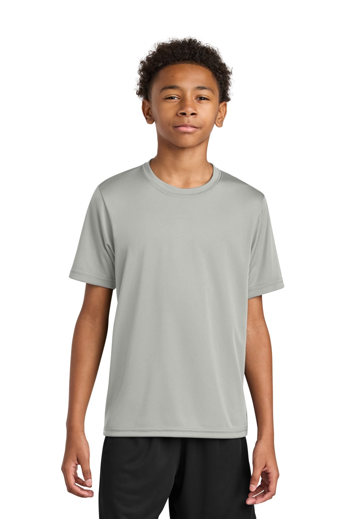 A4 A4NB3142 XS / Silver A4 Youth Cooling Performance Short Sleeve Tee A4NB3142