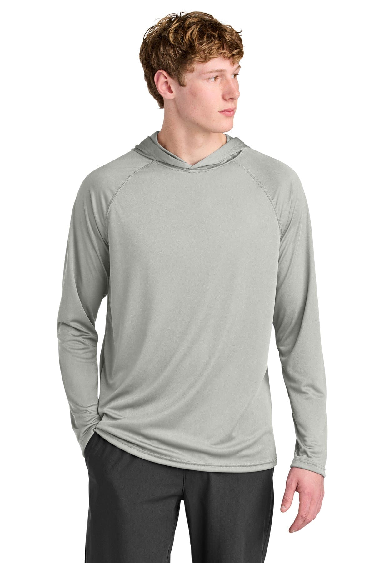 A4 T-Shirts 2XL / Silver A4 Cooling Performance Long Sleeve Hooded Tee A4N3409
