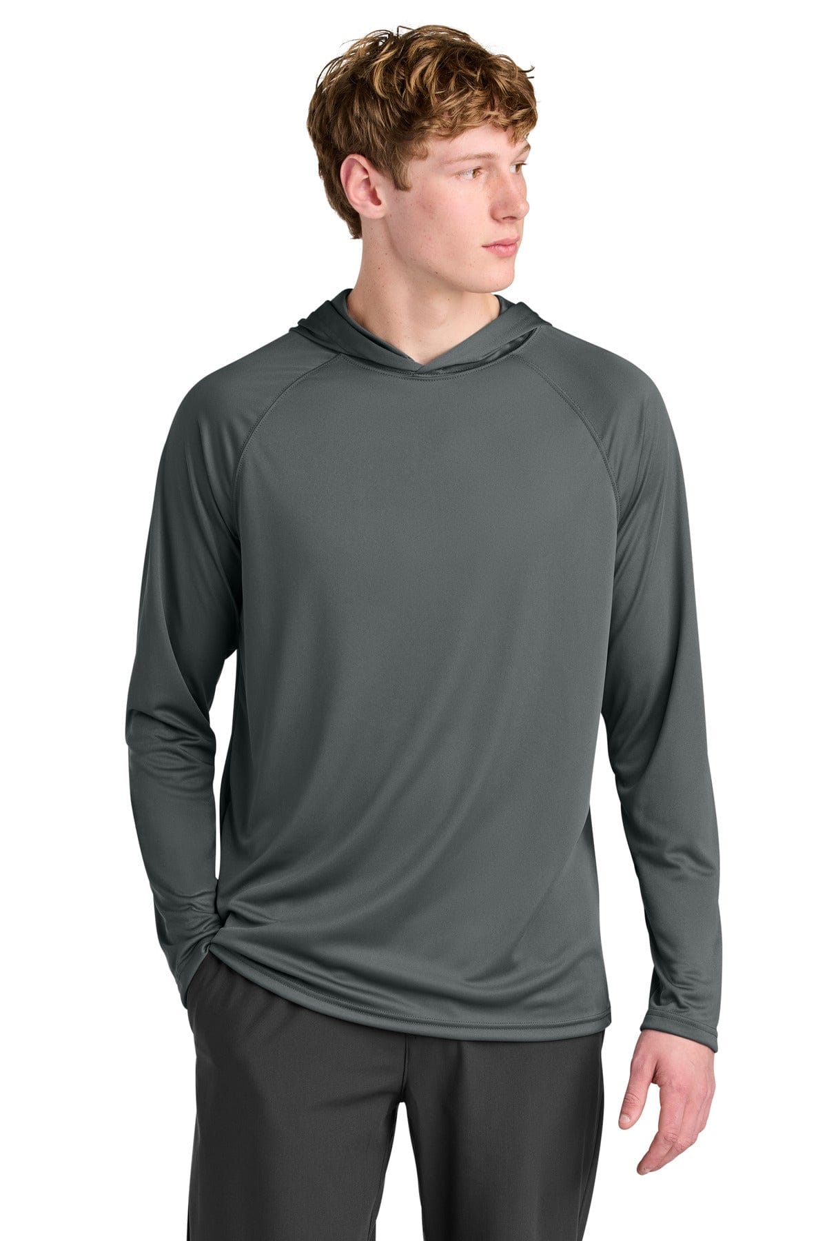 A4 T-Shirts L / Graphite A4 Cooling Performance Long Sleeve Hooded Tee A4N3409