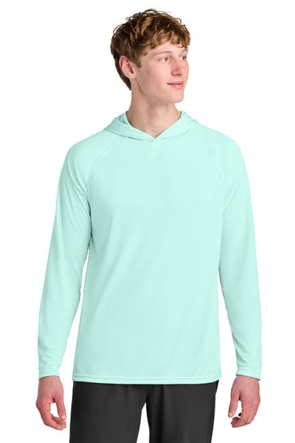A4 T-Shirts S / Pastel Mint A4 Cooling Performance Long Sleeve Hooded Tee A4N3409