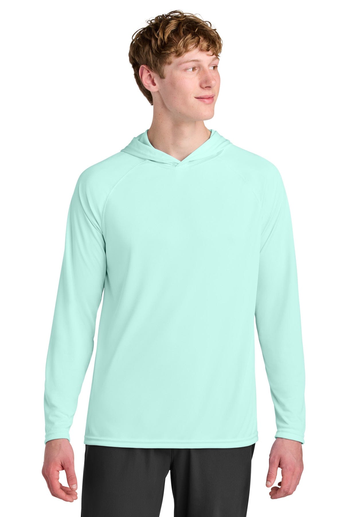 A4 T-Shirts XL / Pastel Mint A4 Cooling Performance Long Sleeve Hooded Tee A4N3409