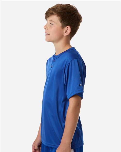 Alleson Athletic 4105 2930-Youth B-Core Placket Jersey