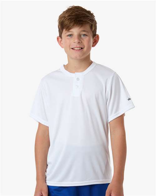 Alleson Athletic 4105 2930-Youth B-Core Placket Jersey