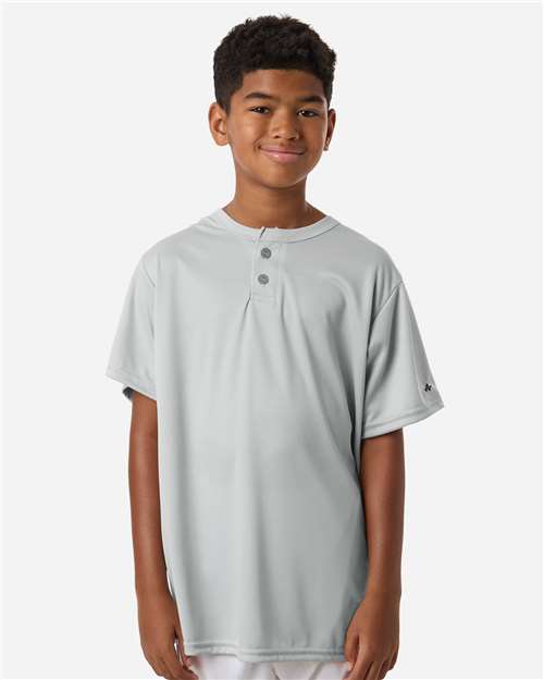 Alleson Athletic 4105 2930-Youth B-Core Placket Jersey