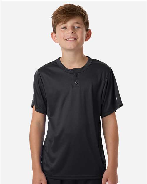 Alleson Athletic 4105 2930-Youth B-Core Placket Jersey