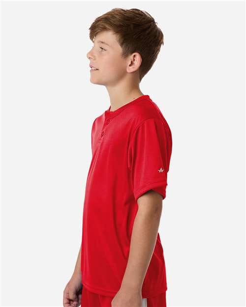 Alleson Athletic 4105 2930-Youth B-Core Placket Jersey