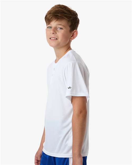 Alleson Athletic 4105 2930-Youth B-Core Placket Jersey
