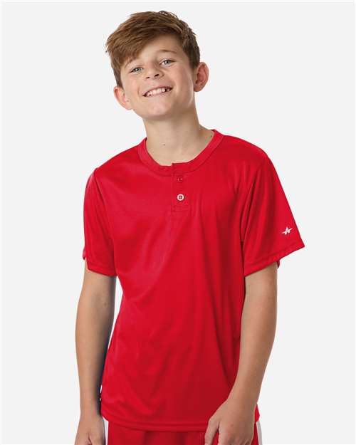 Alleson Athletic 4105 2930-Youth B-Core Placket Jersey