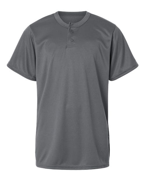 Alleson Athletic 4105 XS / Graphite 2930-Youth B-Core Placket Jersey