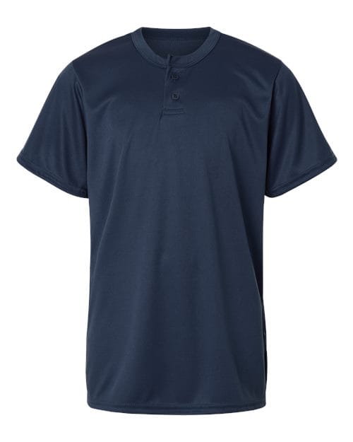 Alleson Athletic 4105 XS / Navy 2930-Youth B-Core Placket Jersey