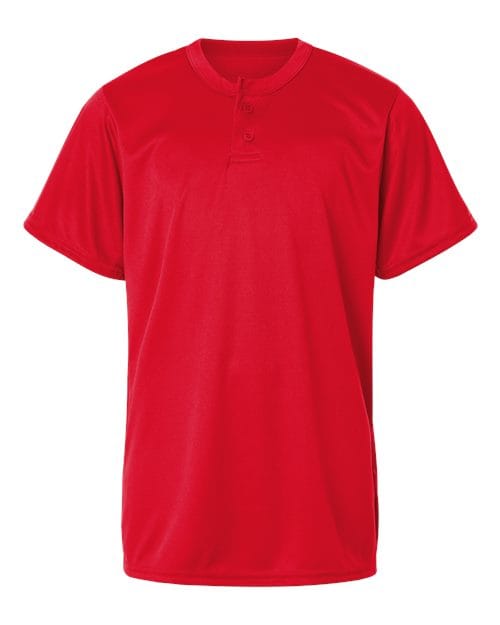 Alleson Athletic 4105 XS / Red 2930-Youth B-Core Placket Jersey
