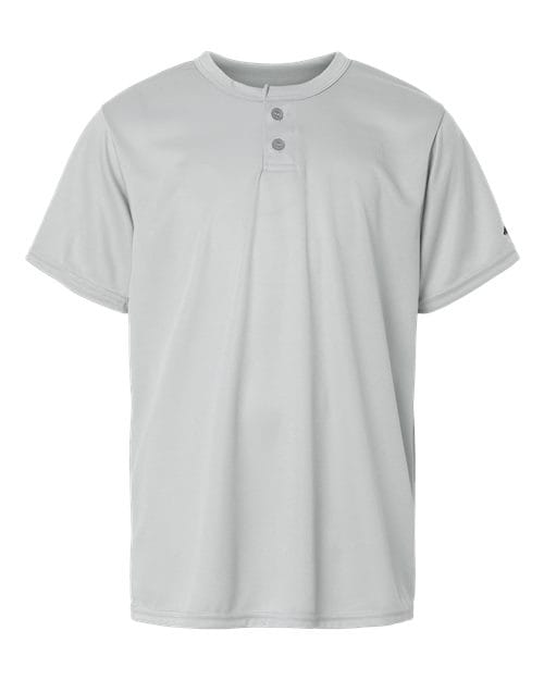Alleson Athletic 4105 XS / Silver 2930-Youth B-Core Placket Jersey
