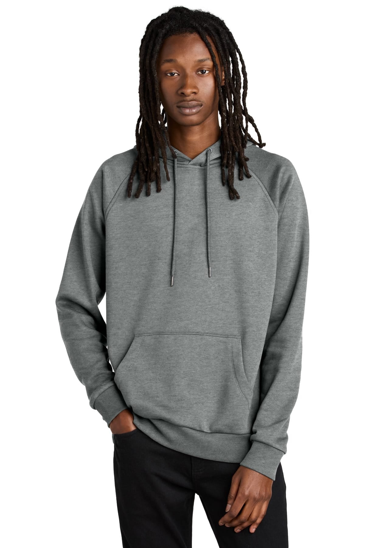 AllMade AL5000 XS / Aluminum Grey Heather Allmade Unisex Organic CVC Fleece Pullover Hoodie AL5000
