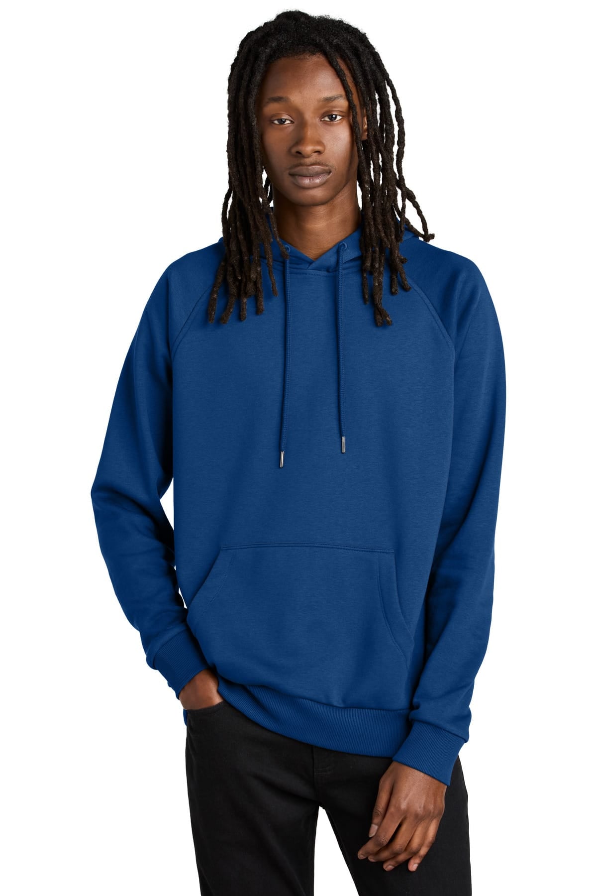 AllMade AL5000 XS / Open Water Blue Allmade Unisex Organic CVC Fleece Pullover Hoodie AL5000