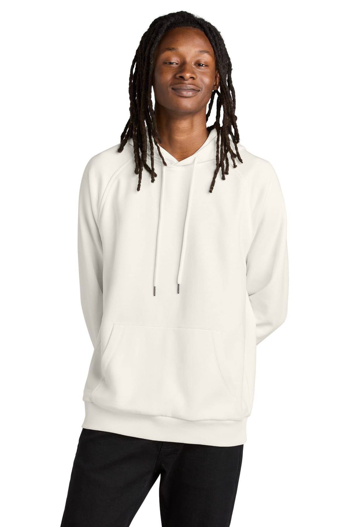 AllMade AL5000 XS / White Sand Allmade Unisex Organic CVC Fleece Pullover Hoodie AL5000