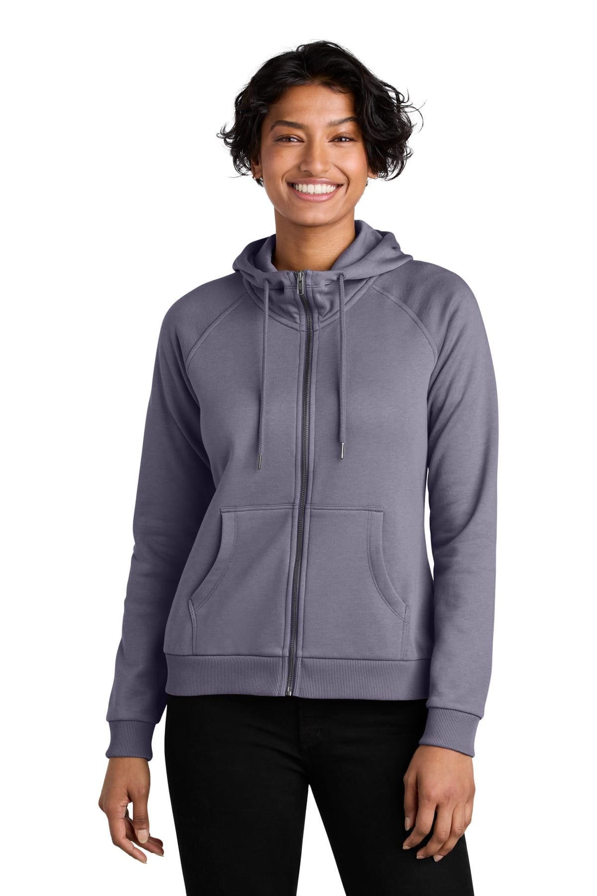 AllMade AL5003 XS / Cosmic Purple Allmade Women's Organic CVC Fleece Full-Zip Hoodie AL5003