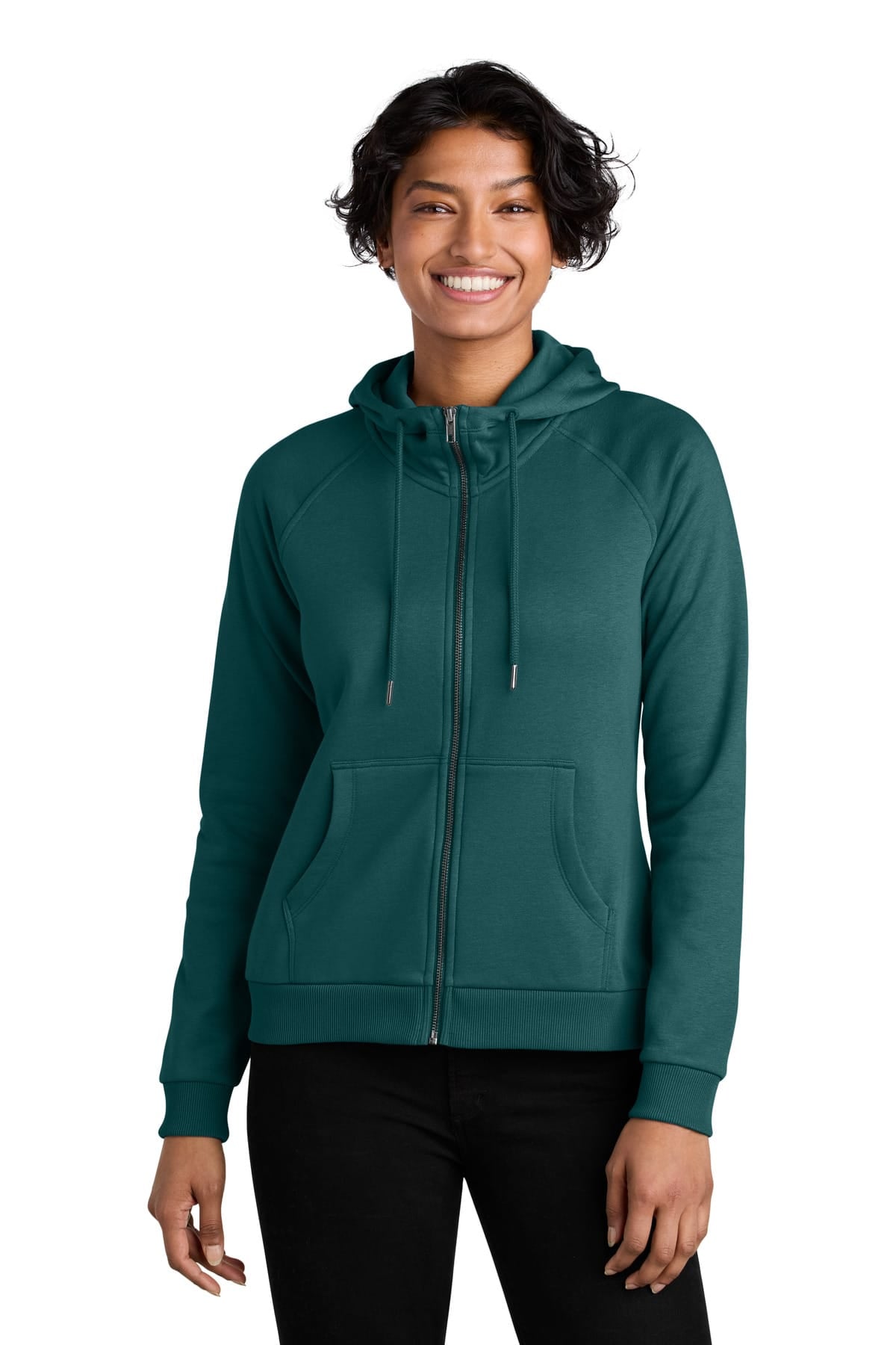 AllMade AL5003 XS / Deep Sea Green Allmade Women's Organic CVC Fleece Full-Zip Hoodie AL5003