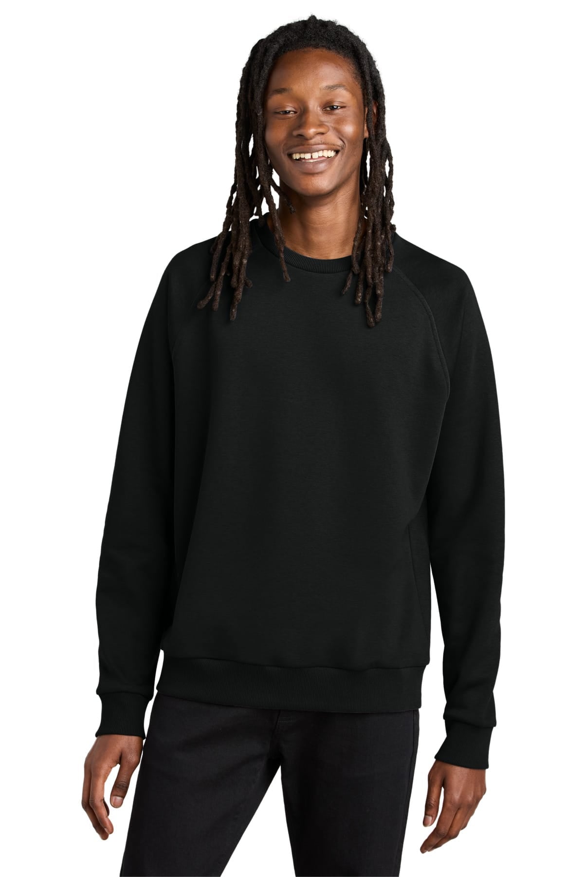 AllMade AL5004 XS / Deep Black Allmade Unisex Organic CVC Fleece Crewneck Sweatshirt AL5004