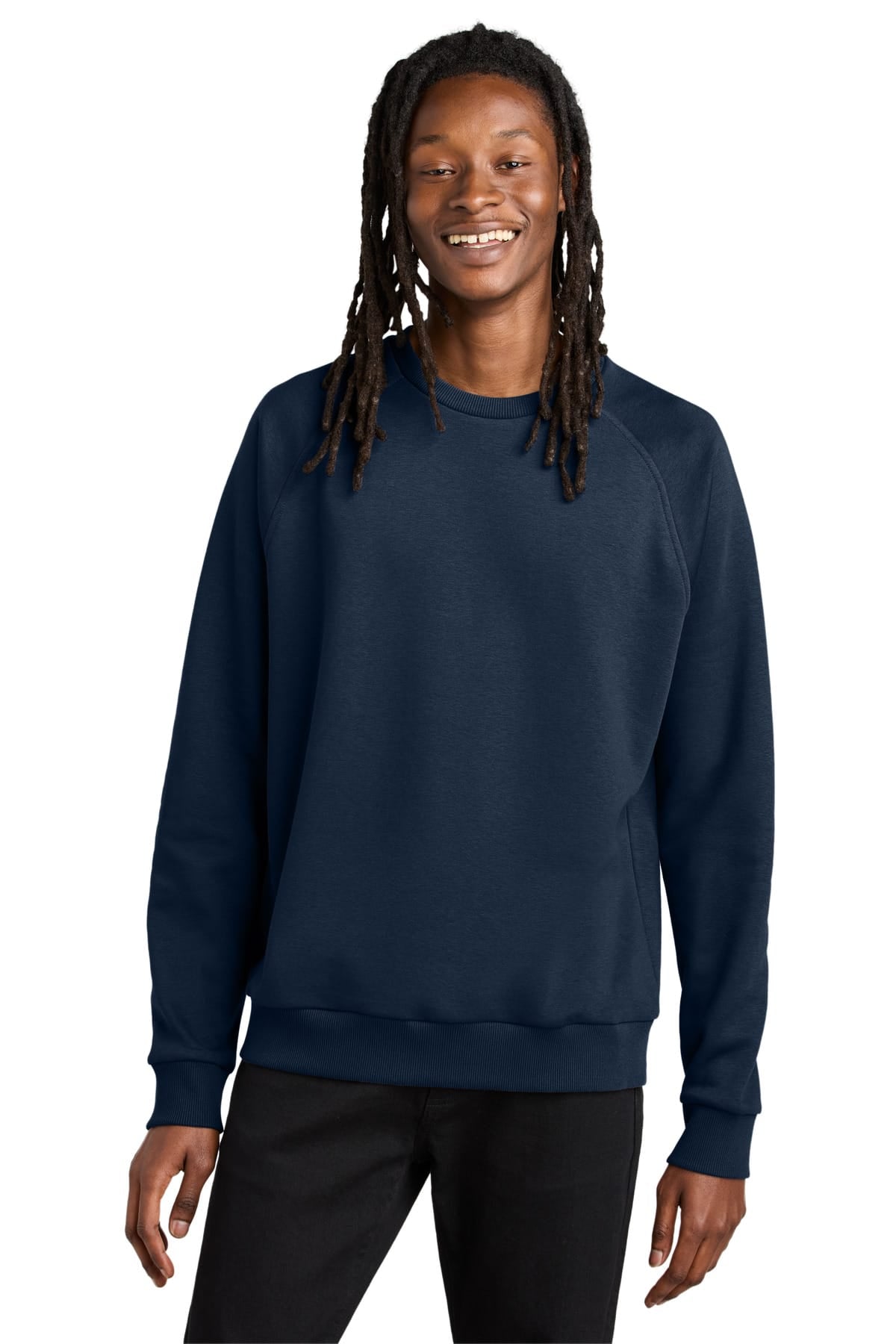 AllMade AL5004 XS / Rebel Blue Allmade Unisex Organic CVC Fleece Crewneck Sweatshirt AL5004