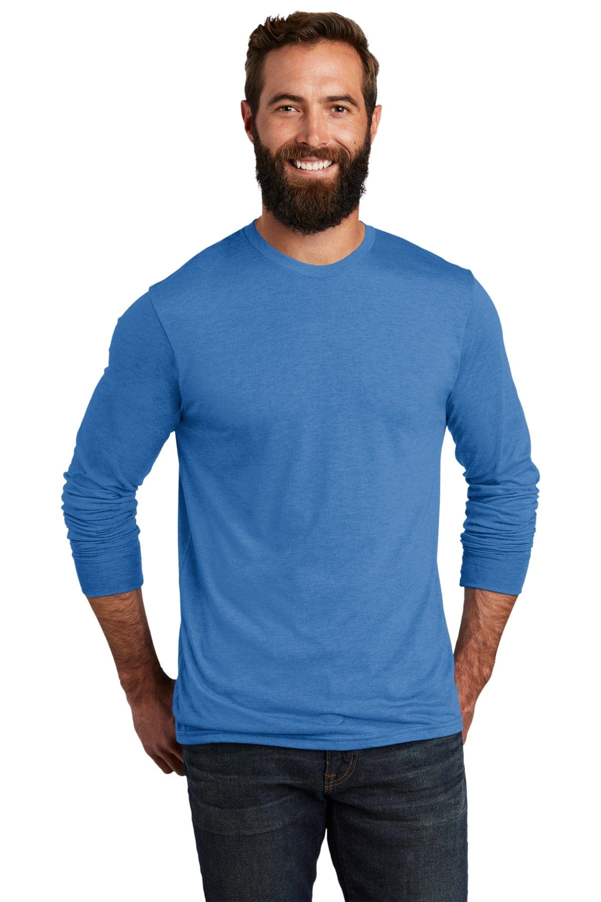 AllMade T-Shirts XS / Azure Blue Allmade Unisex Tri-Blend Long Sleeve Tee AL6004