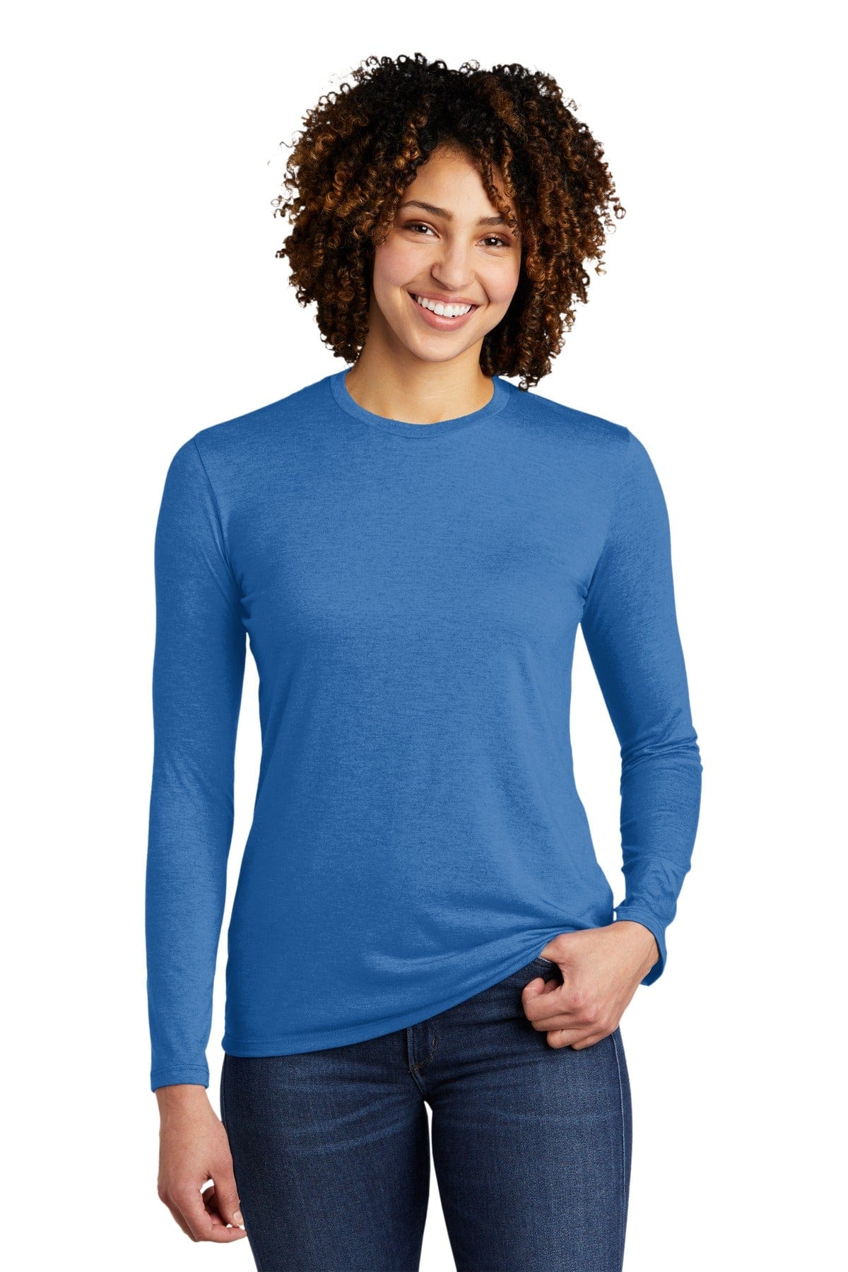 AllMade T-Shirts XS / Azure Blue Allmade Women's Tri-Blend Long Sleeve Tee AL6008