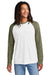 AllMade T-Shirts XL / Olive You Green/ Bright White Allmade AL6009: Unisex Tri-Blend Long Sleeve Colorblock Raglan