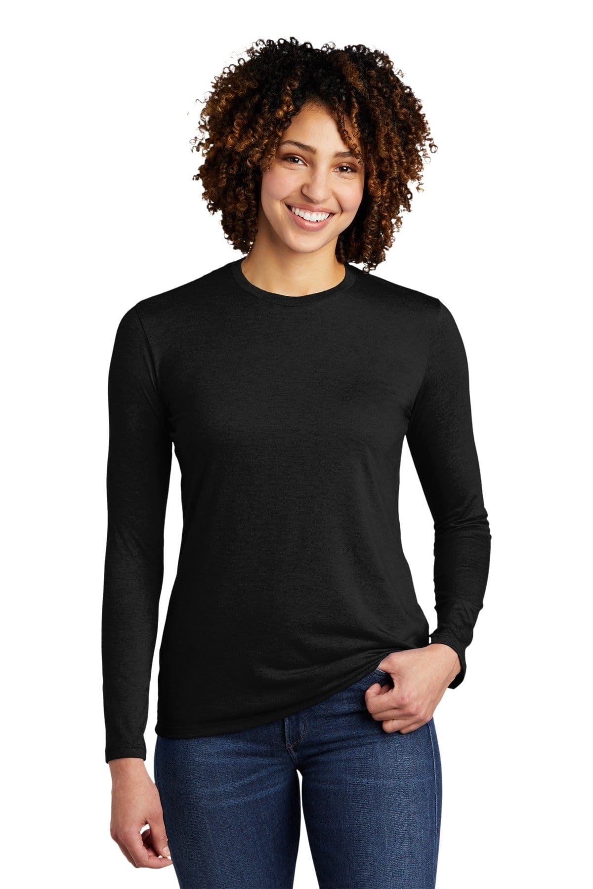 AllMade T-Shirts XS / Space Black Allmade Women's Tri-Blend Long Sleeve Tee AL6008