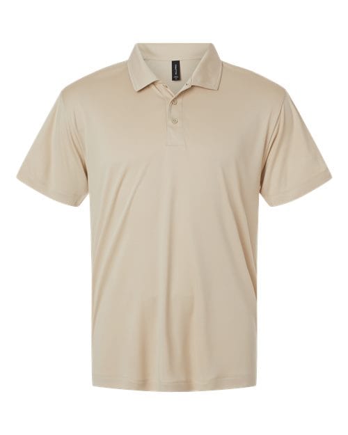 AllPro 12535 XS / Sand 41800: Men's Pro-Lock Performance Polo