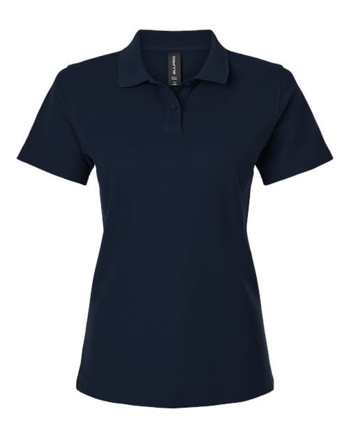 AllPro 12549 S / Navy 62800L: Women's Pique Polo