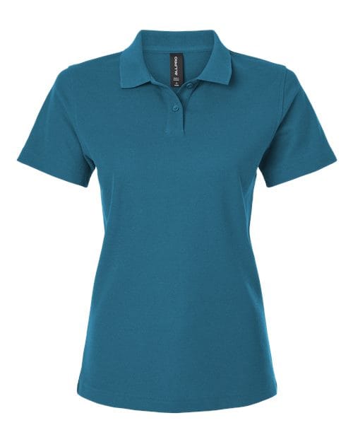 AllPro 12549 S / Pacific Blue 62800L: Women's Pique Polo