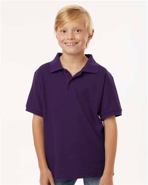 AllPro 12550 62800Y: Youth Pique Polo