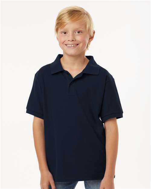 AllPro 12550 62800Y: Youth Pique Polo