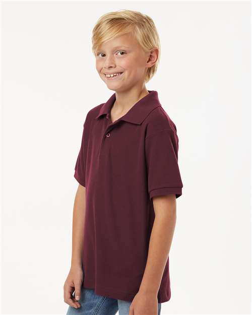 AllPro 12550 62800Y: Youth Pique Polo