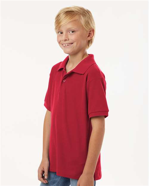 AllPro 12550 62800Y: Youth Pique Polo
