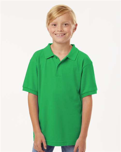 AllPro 12550 62800Y: Youth Pique Polo