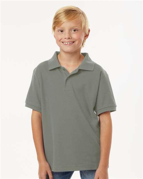 AllPro 12550 62800Y: Youth Pique Polo