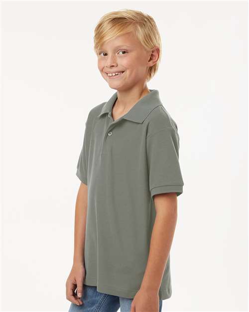 AllPro 12550 62800Y: Youth Pique Polo
