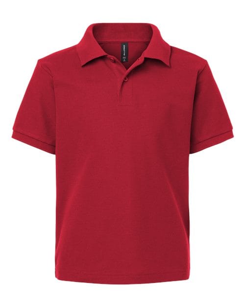 AllPro 12550 62800Y: Youth Pique Polo