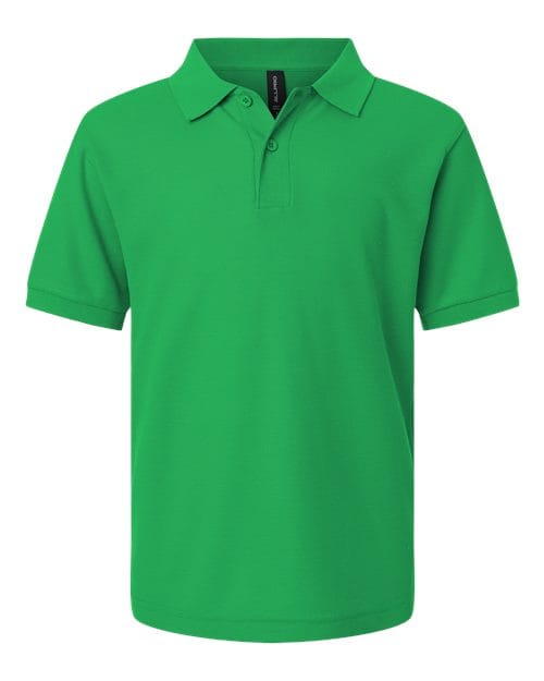 AllPro 12550 XS / Kelly Green 62800Y: Youth Pique Polo