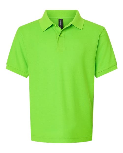 AllPro 12550 XS / Lime 62800Y: Youth Pique Polo