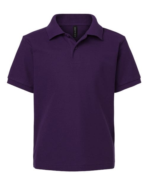 AllPro 12550 XS / Purple 62800Y: Youth Pique Polo